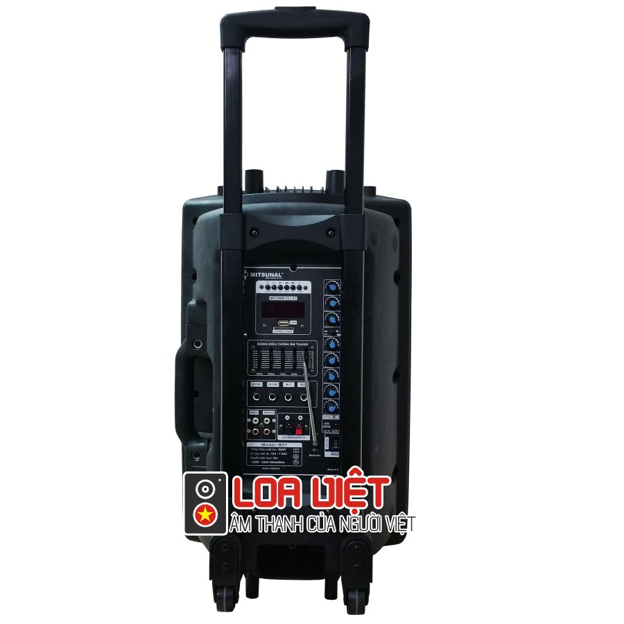 Loa kéo di động Mitsunal M27 Bass 30 - Kèm 2 Micro